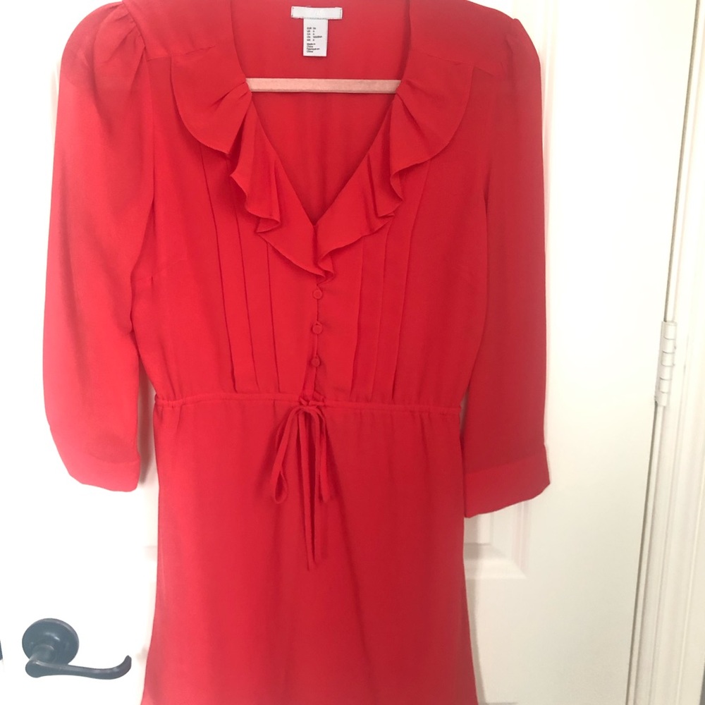 H&M Red Holiday Dress